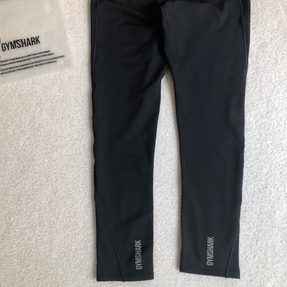 New / NWT Gymshark Speed Leggings / Running Tights B4A6V-BBBB, Black -Size Small - Picture 5 of 9